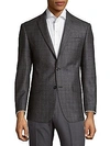 MICHAEL KORS Checkered Wool Sport Coat,0400095899440