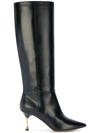 VALENTINO GARAVANI GARAVANI MID-CALF BOOTS WITH SCREW HEEL,NW2S0D63ATZ12359349