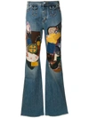 COACH PATCHWORK BOOTCUT JEANS,2317812393877