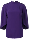 PRADA bishop sleeve blouse,P497BG1H51S17212199418