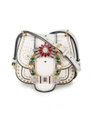 MIU MIU MIU MIU WHITE DAHLIA CRYSTAL SMALL SHOULDER BAG,5BD019VOJO2EJA12346213