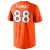 NIKE MEN'S DENVER BRONCOS NFL DEMARYIUS THOMAS NAME AND NUMBER T-SHIRT, ORANGE,5467916