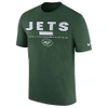 NIKE MEN'S NEW YORK JETS NFL LEGEND STAFF T-SHIRT, GREEN,5549545