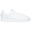Nike Men's Cortez Basic Leather Casual Sneakers From Finish Line In White/wolf Grey/metallic Silver