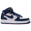 NIKE MEN'S AIR FORCE 1 MID CASUAL SHOES, BLUE,2278200