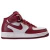 NIKE MEN'S AIR FORCE 1 MID CASUAL SHOES, RED,2278376