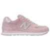 NEW BALANCE WOMEN'S 574 SHATTERED PEARL CASUAL SHOES, PINK,2302182