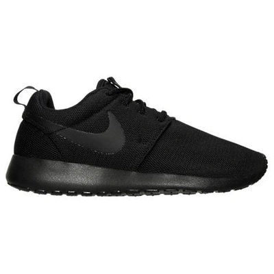 Nike Women's Roshe One Casual Sneakers From Finish Line In Black