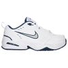 Nike Men's Wide-width Air Monarch Iv Training Sneakers From Finish Line In White/metallic