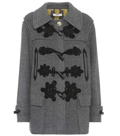 Altuzarra Morley Toggle-front Coat In Smoke Heather