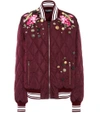 DOLCE & GABBANA EMBROIDERED BOMBER JACKET,P00275305