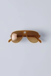 ACNE STUDIOS Acetate eyewear honey/gold