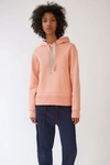 Acne Studios Ferris Face Pale Pink In Hooded Sweatshirt