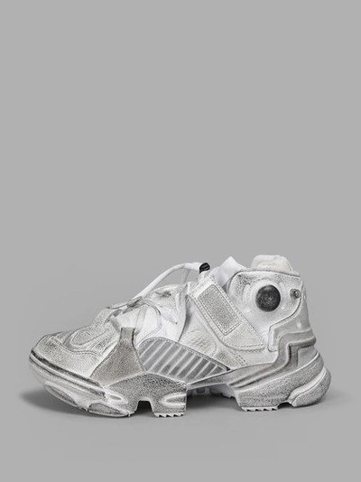 Vetements White Reebok Edition Genetically Modified Pump High-top Sneakers