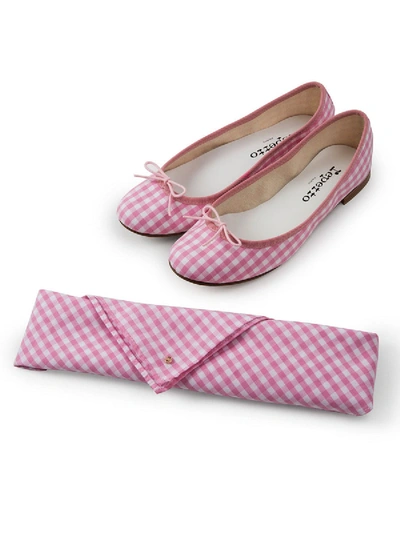 Repetto Pink The Webster X Exclusive Gingham Cendrillon Ballerina Flats