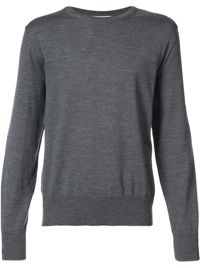 Thom Browne Rwb Tag Jumper In Grey