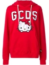 GCDS HELLO KITTY LOGO HOODIE,FW18W02103512395233