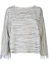 TOOGOOD STRIPED OVERSIZED TOP,THEPOTTER12368000