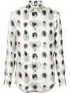 ALEXANDER MCQUEEN Peacock Feather print shirt,463917QJQ0612143975