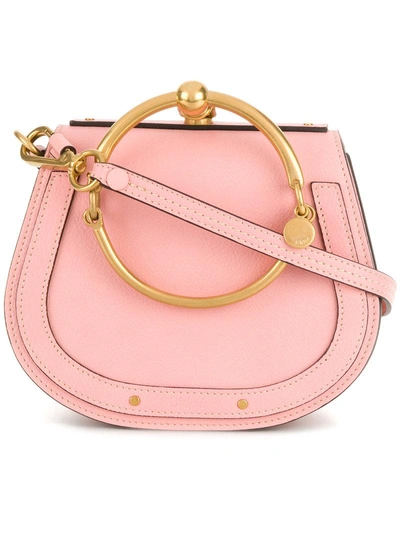 Chloé Nile Small Bracelet Crossbody Bag In Pink