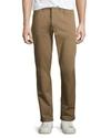 Theory Haydin Writer Slim Straight Fit Pants In Brae Tan