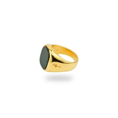Gucci Jamestown Green Bloodstone Gold