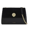 TED BAKER Sorikai leather and suede cross-body bag