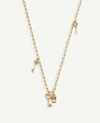 ANN TAYLOR LOCK AND KEY LAYERING NECKLACE,447300