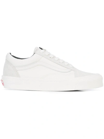 Vans White Og Old Skool Lx Vlt Sneakers