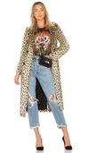 House Of Harlow 1960 X Revolve Perry Faux Fur Coat In Leopard