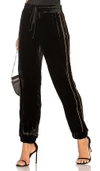 EI8HT DREAMS VELVET DRAWSTRING JOGGER PANTS,ACWP0450