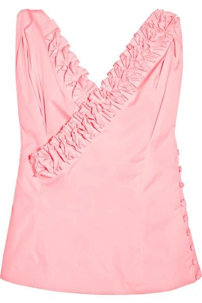 Jacquemus Le Haut Seville Ruffled Top In Pink