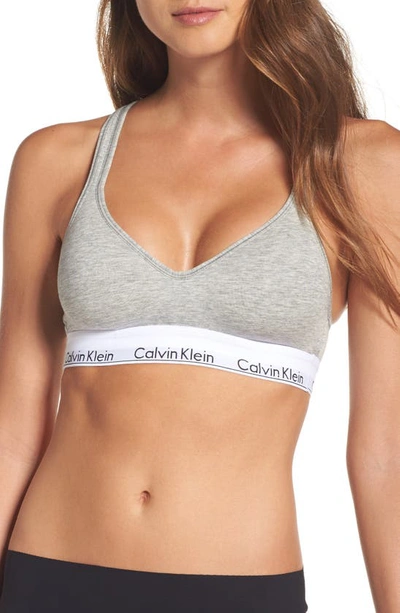 Calvin Klein Womens Black Modern Lift Cotton-jersey Bralette