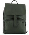 ZANELLATO MILITARY GREEN LEATHER BACKPACK,8365082