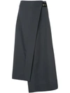 LEMAIRE wrapover skirt,W173SK201LF17212378789