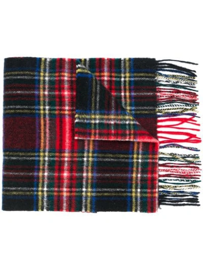 Barbour Tartan Scarf In Black