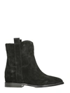 ASH JANE ANKLE BOOTS IN BLACK SUEDE,JANE