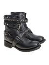 ASH DESTROYER LEATHER BOOTS,8369893