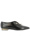 COLIAC BLACK LEATHER LOAFERS,CL630 CINDY BLACK