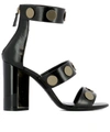 PIERRE HARDY BLACK LEATHER SANDALS,8361294