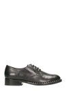 ASH BLACK LEATHER WILCO LACE-UP BROGUES,8306935