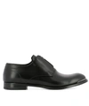 ALEXANDER MCQUEEN BLACK LEATHER LOAFERS,476204 WHQM01000