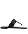 PIERRE HARDY BLACK LEATHER SANDALS,8363676