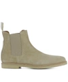 COMMON PROJECTS BEIGE SUEDE ANKLE BOOTS,1897 1302