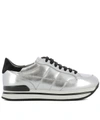 HOGAN SILVER LEATHER trainers,HXW2220J060 2M8 0ZHC