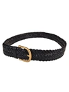 TOM FORD WOVEN LEATHER BELT,8229240