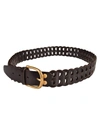 TOM FORD WOVEN LEATHER BELT,8229241