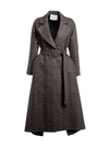 MULBERRY CHECKED BELTED COAT,MYPL100904YL201520 201