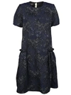 ROCHAS FLORAL JACQUARD SHIRT DRESS,ROPL501401 RL350160 410