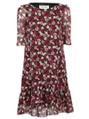 SAINT LAURENT FLORAL PRINT BABYDOLL DRESS,453844 Y318G8525